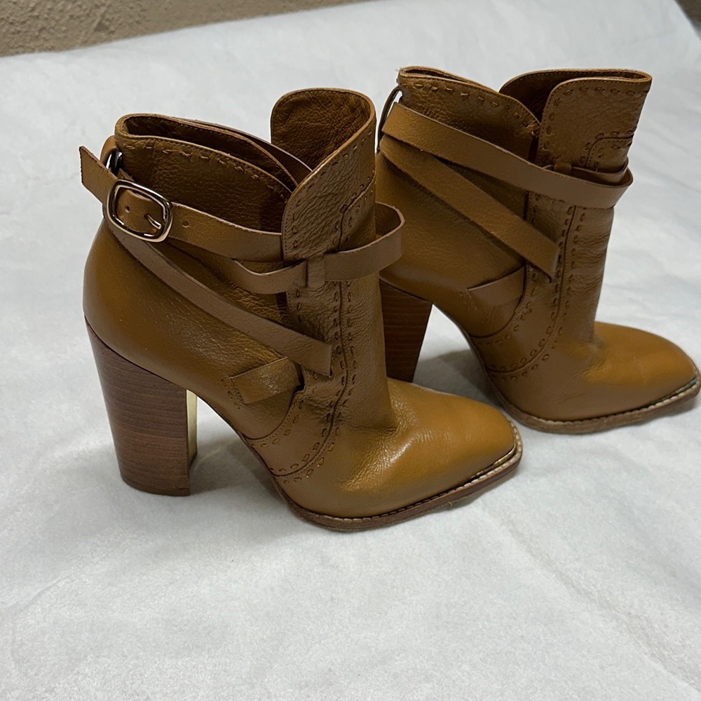 Rachel Zoe Stylish Brown Ankle Boots for Women